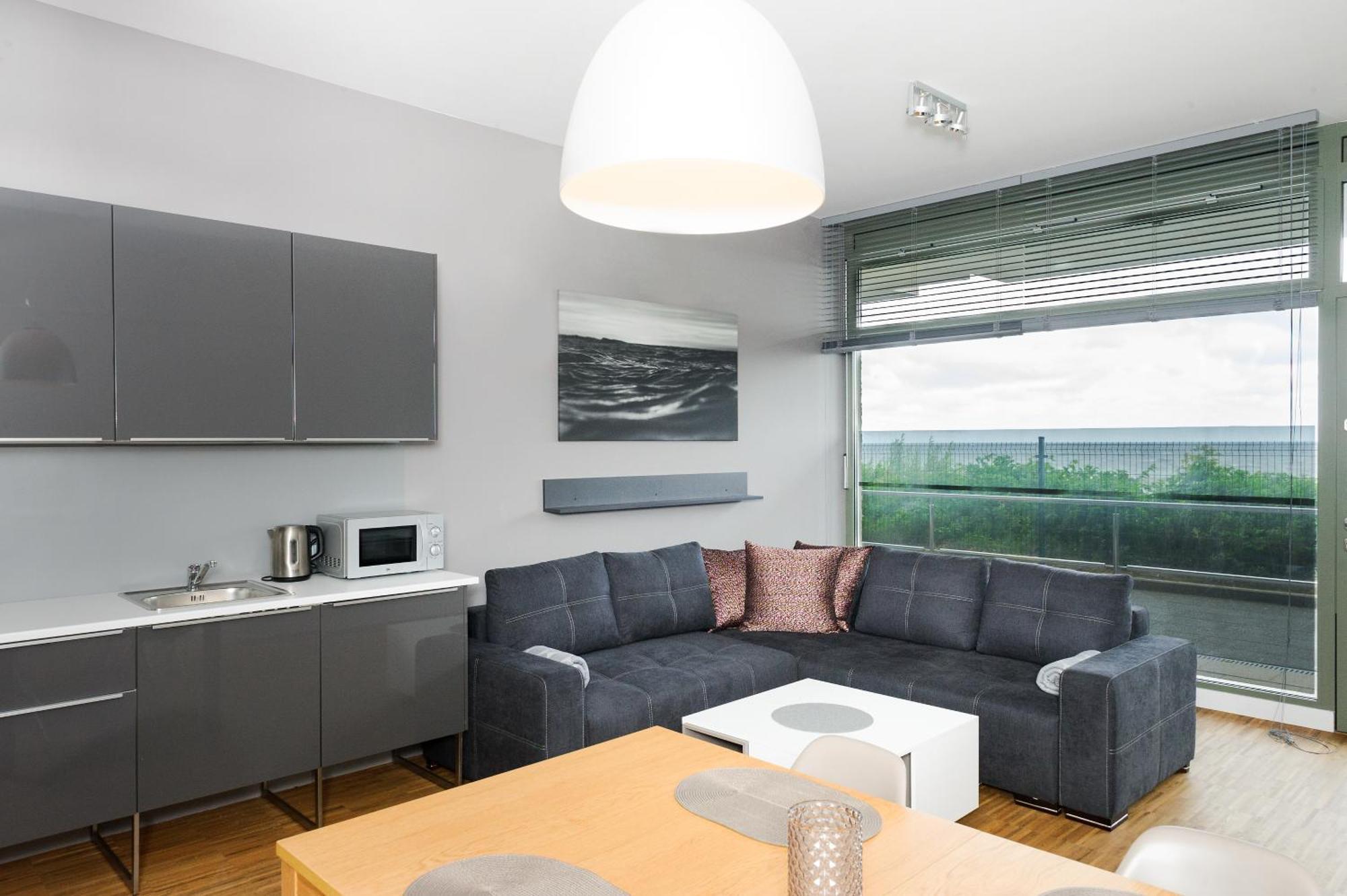 Apartament Blue I Grey Na Klifie Ustronie Morskie Exterior photo